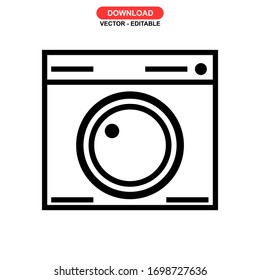 camera icon or logo isolated sign symbol vector illustration - high quality black style vector icons
