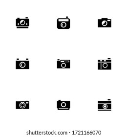 camera icon or logo isolated sign symbol vector illustration - Collection of high quality black style vector icons
