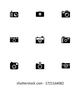 camera icon or logo isolated sign symbol vector illustration - Collection of high quality black style vector icons
