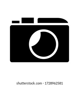 camera icon or logo isolated sign symbol vector illustration - high quality black style vector icons
