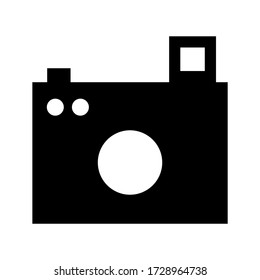 camera icon or logo isolated sign symbol vector illustration - high quality black style vector icons

