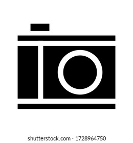 camera icon or logo isolated sign symbol vector illustration - high quality black style vector icons
