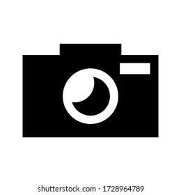 Kamerasymbol oder Logo isolierte Symbol-Vektorgrafik - Hochwertige Vektorsymbole im schwarzen Stil
