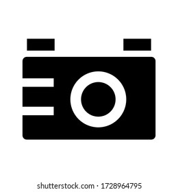 camera icon or logo isolated sign symbol vector illustration - high quality black style vector icons

