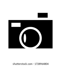 Kamerasymbol oder Logo isolierte Symbol-Vektorgrafik - Hochwertige Vektorsymbole im schwarzen Stil
