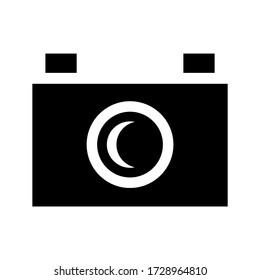 camera icon or logo isolated sign symbol vector illustration - high quality black style vector icons
