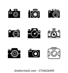 camera  icon or logo isolated sign symbol vector illustration - Collection of high quality black style vector icons
