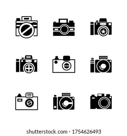 camera  icon or logo isolated sign symbol vector illustration - Collection of high quality black style vector icons
