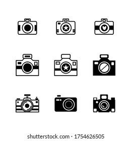 camera  icon or logo isolated sign symbol vector illustration - Collection of high quality black style vector icons
