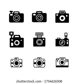 camera  icon or logo isolated sign symbol vector illustration - Collection of high quality black style vector icons

