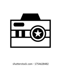 camera  icon or logo isolated sign symbol vector illustration - high quality black style vector icons
