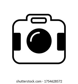 camera  icon or logo isolated sign symbol vector illustration - high quality black style vector icons
