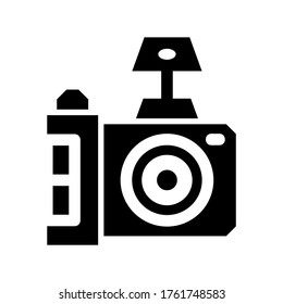 camera icon or logo isolated sign symbol vector illustration - high quality black style vector icons
