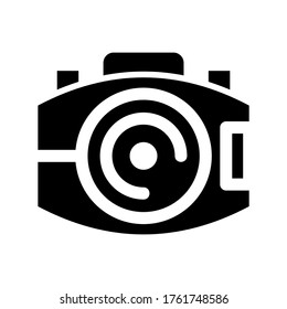 camera icon or logo isolated sign symbol vector illustration - high quality black style vector icons
