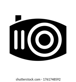 camera icon or logo isolated sign symbol vector illustration - high quality black style vector icons
