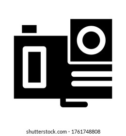 camera icon or logo isolated sign symbol vector illustration - high quality black style vector icons
