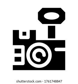 camera icon or logo isolated sign symbol vector illustration - high quality black style vector icons
