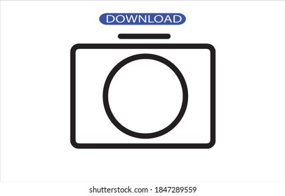 camera icon or logo isolated sign symbol vector illustration - high quality black style vector icons.
