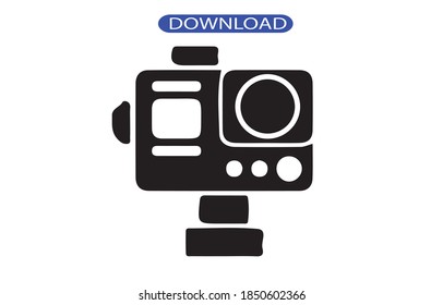 camera icon or logo isolated sign symbol vector illustration - high quality black style vector icons.