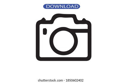 camera icon or logo isolated sign symbol vector illustration - high quality black style vector icons.