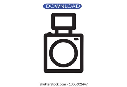 camera icon or logo isolated sign symbol vector illustration - high quality black style vector icons.