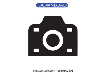camera icon or logo isolated sign symbol vector illustration - high quality black style vector icons.