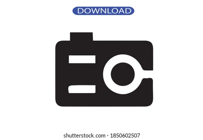 camera icon or logo isolated sign symbol vector illustration - high quality black style vector icons.