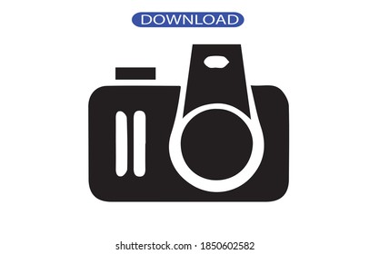 camera icon or logo isolated sign symbol vector illustration - high quality black style vector icons.