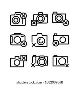 camera icon or logo isolated sign symbol vector illustration - Collection of high quality black style vector icons
