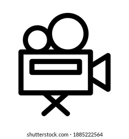 icono de cámara o logotipo símbolo de signo aislado ilustración vectorial - iconos vectoriales de estilo negro de alta calidad
