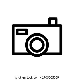 camera icon or logo isolated sign symbol vector illustration - high quality black style vector icons

