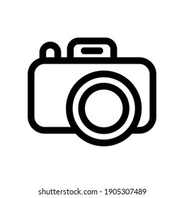 camera icon or logo isolated sign symbol vector illustration - high quality black style vector icons
