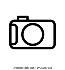 camera icon or logo isolated sign symbol vector illustration - high quality black style vector icons
