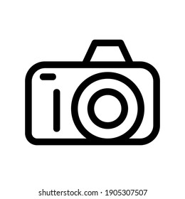 camera icon or logo isolated sign symbol vector illustration - high quality black style vector icons
