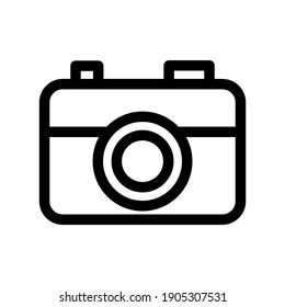 camera icon or logo isolated sign symbol vector illustration - high quality black style vector icons
