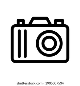 camera icon or logo isolated sign symbol vector illustration - high quality black style vector icons
