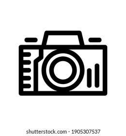 camera icon or logo isolated sign symbol vector illustration - high quality black style vector icons
