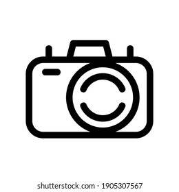camera icon or logo isolated sign symbol vector illustration - high quality black style vector icons
