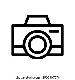 camera icon or logo isolated sign symbol vector illustration - high quality black style vector icons
