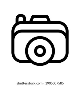 camera icon or logo isolated sign symbol vector illustration - high quality black style vector icons
