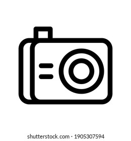 camera icon or logo isolated sign symbol vector illustration - high quality black style vector icons
