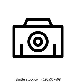 camera icon or logo isolated sign symbol vector illustration - high quality black style vector icons
