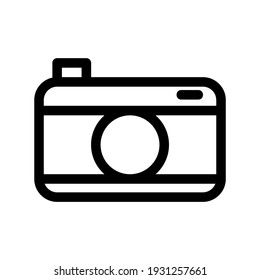 camera icon or logo isolated sign symbol vector illustration - high quality black style vector icons
