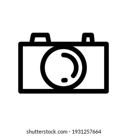 camera icon or logo isolated sign symbol vector illustration - high quality black style vector icons
