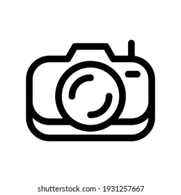 camera icon or logo isolated sign symbol vector illustration - high quality black style vector icons
