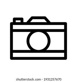 camera icon or logo isolated sign symbol vector illustration - high quality black style vector icons
