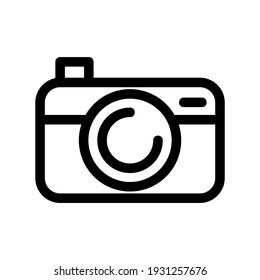 camera icon or logo isolated sign symbol vector illustration - high quality black style vector icons
