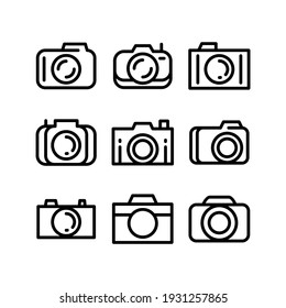 camera icon or logo isolated sign symbol vector illustration - Collection of high quality black style vector icons
