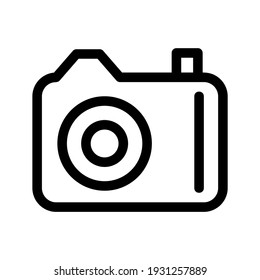 camera icon or logo isolated sign symbol vector illustration - high quality black style vector icons
