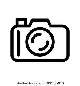 camera icon or logo isolated sign symbol vector illustration - high quality black style vector icons
